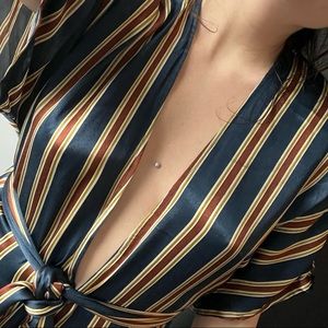 Reformation striped dress